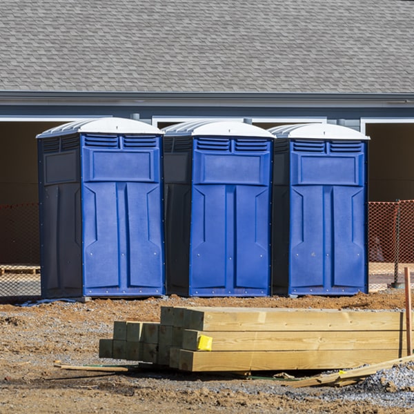 are there different sizes of portable restrooms available for rent in Black Alabama